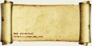 Mina Miljojčić vizit kartica